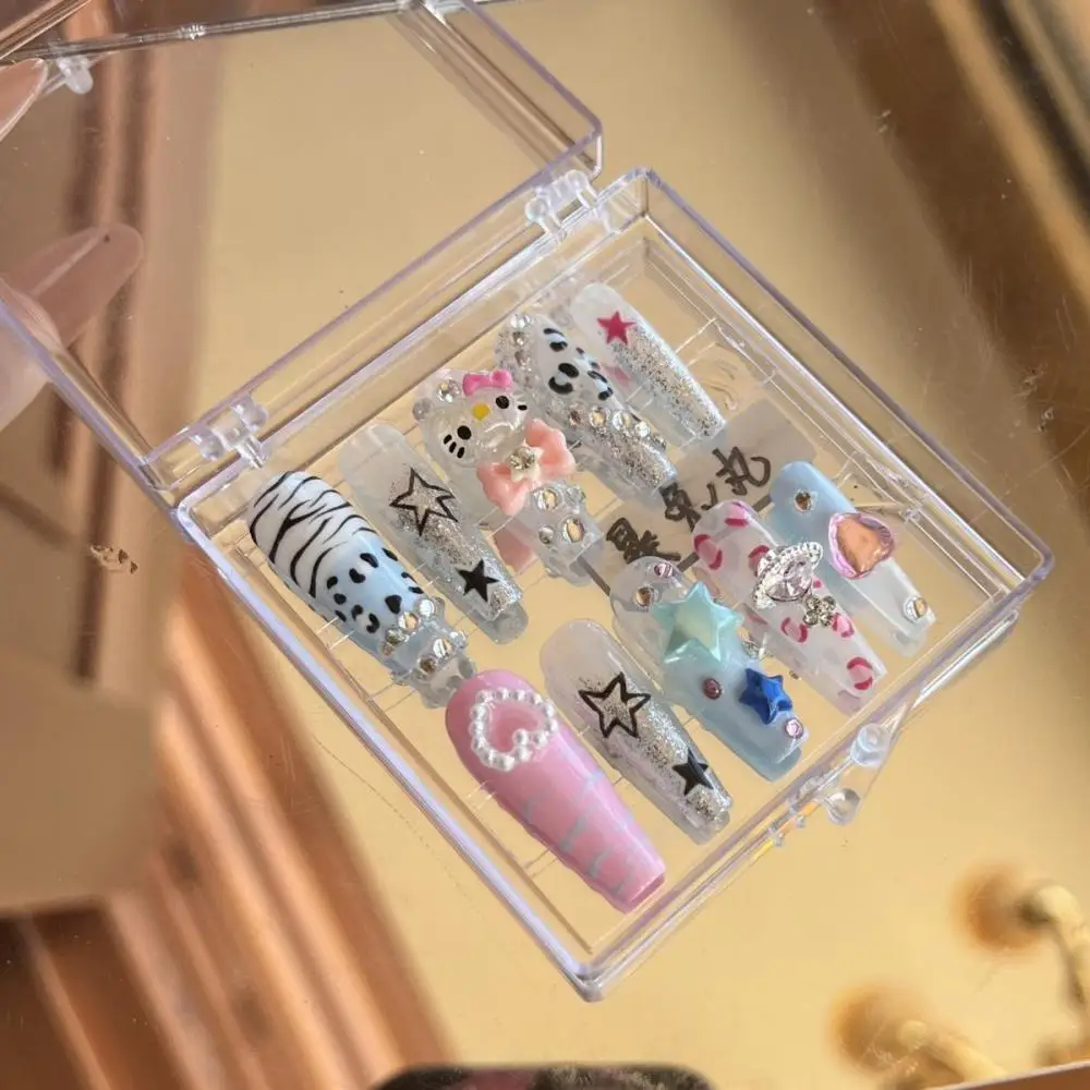 

Y2K Мультяшные маникюрные нашивки, милые аниме Hello Kitty Sanrios, популярные девушки ручной работы, съемные нашивки для маникюра, нашивки для ногтей, подарок для девушек