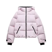 Combinaisons de ski d'hiver chics et chaudes pour femmes, coupe-vent, imperméables, avec capuche, parka chaude, pantalon chaud, nouvelles tenues de sport de neige pour femmes 2026 5