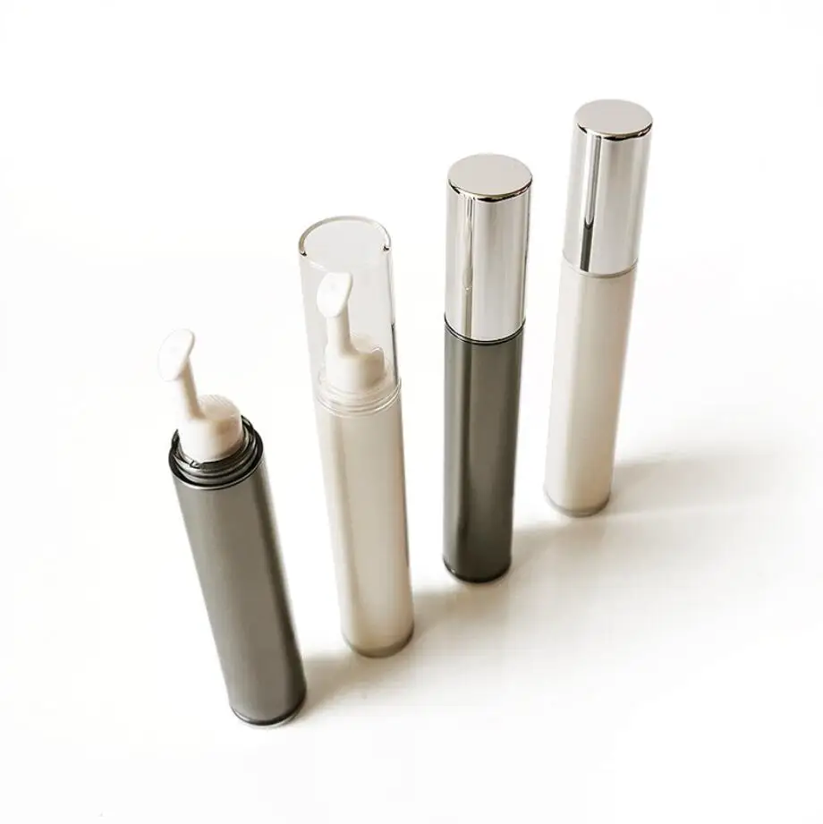 15ML gold/silver airless plastic lotion pump bottle eye cream essence