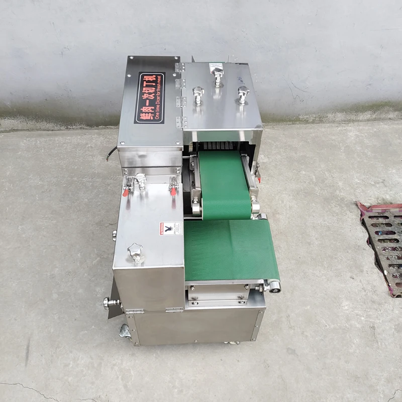 Industrial Fresh Meat Cuber Dicer Fresh Meat Strip Cutter Pork Beef Dicing Machine Food Meat Processing Machine 5