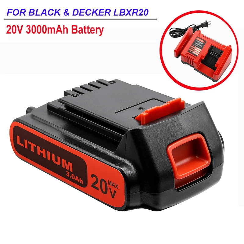 2X 3000mAh FUNMALL Batterie de Remplacement pour Black Decker Batterie
