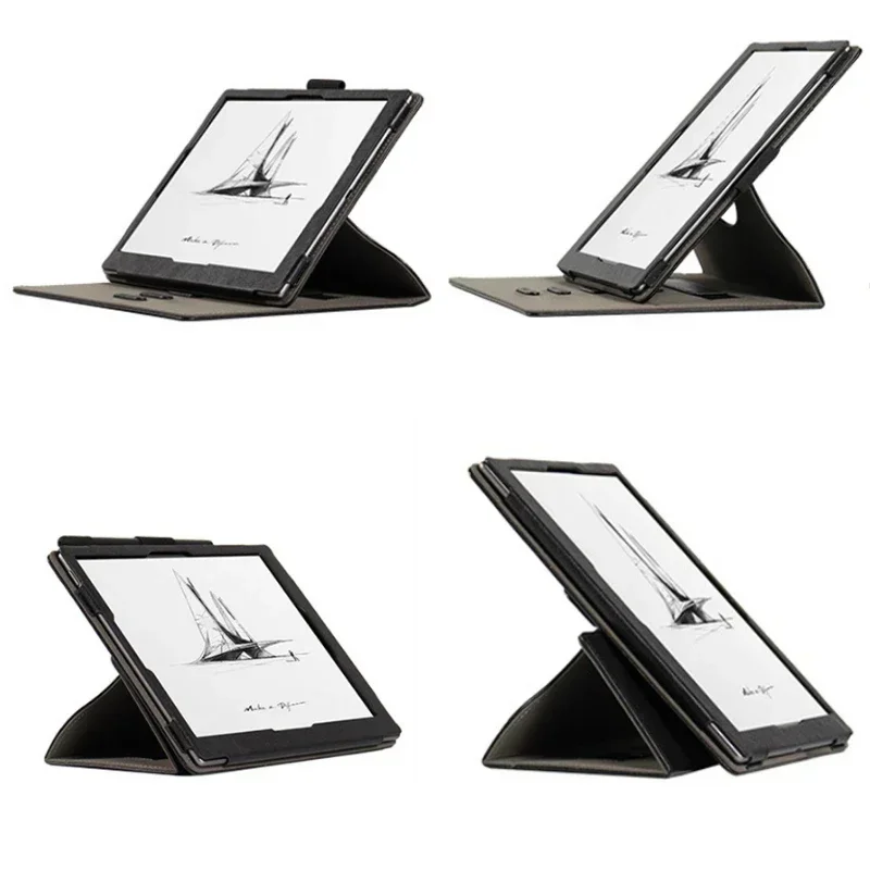 Magnetic Adsorption Multi-Angle Stand Cover with Detachable Back Shell