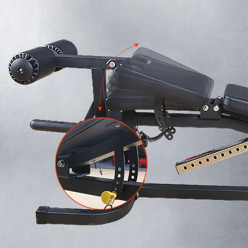 MIYAUP Leg Extension Adjustable Dumbbell Bird Abdominal Muscle Board, Priest Chair Thigh Bench