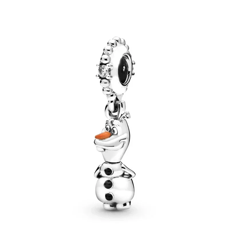 

Fit Pandora Disney Frozen Snow Olaf Charm for Jewelry Making Snowman Pendant Women Bracelet Accessories Girls Bangles Beads DIY