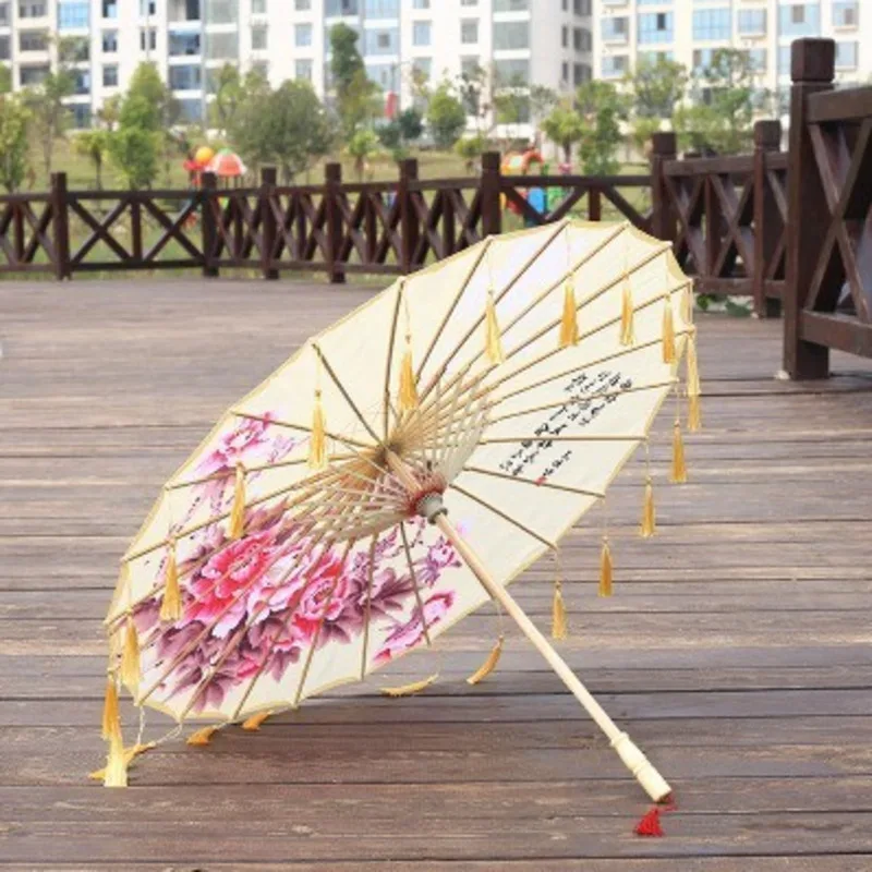 Femmes Handmade chinois huilé papier parapluie parasol HANFU Danse Wedding Prop