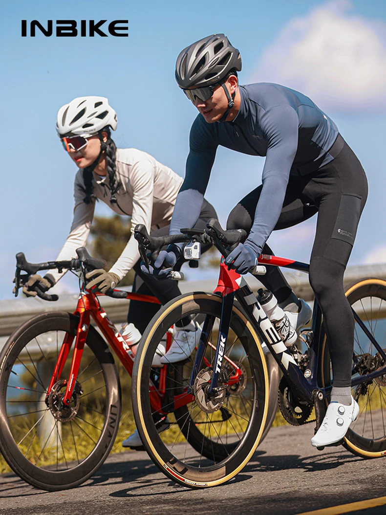 Description Picture 2 of itemINBIKE Winter Fleece Cycling  Jersey for Men Long Sleeved Biking Bicycle Top Jacket Mountain Road Bike Coat MTB Cycling Clothing