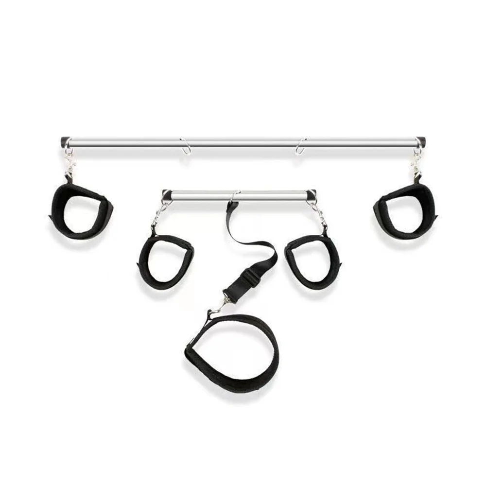 BDSM Adjustable Bondage Kit Spreader Bar Handcuffs Ankle Cuffs Fetish Restraints Set Sex Toys for Adult Couples Games Sex Shop