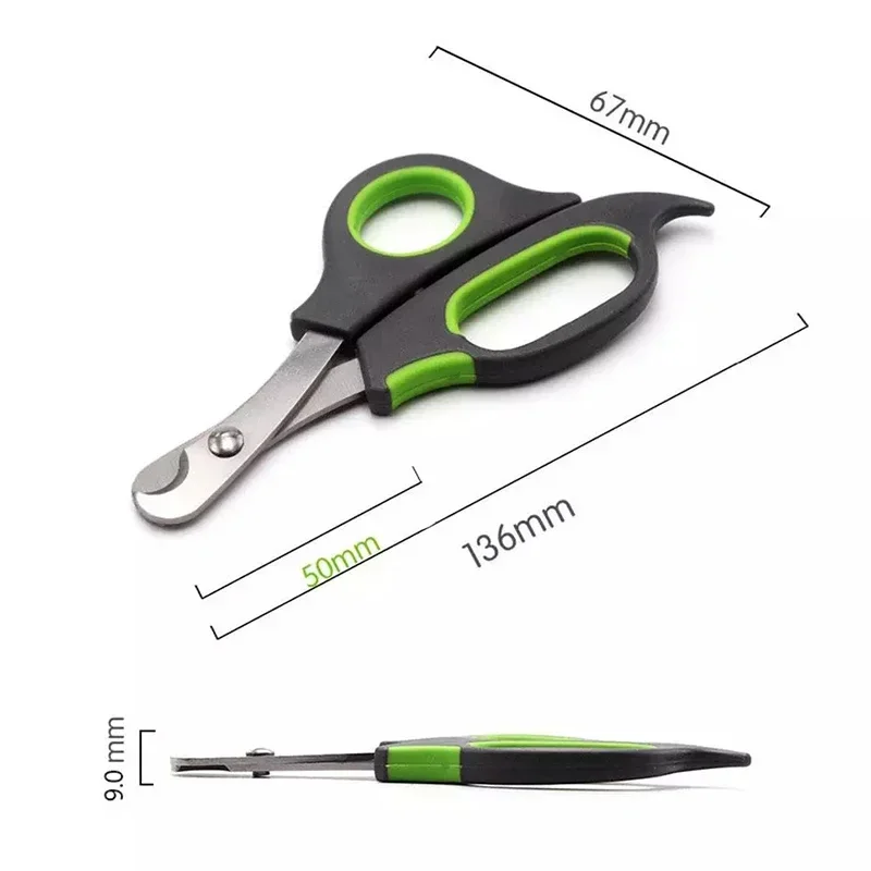 1pcs Stainless Steel Pet Nail Clippers Claw Trimmer Small Animals Nail Grooming Clipper for Dog Cat Cat Clipper Pet Nail Clipper