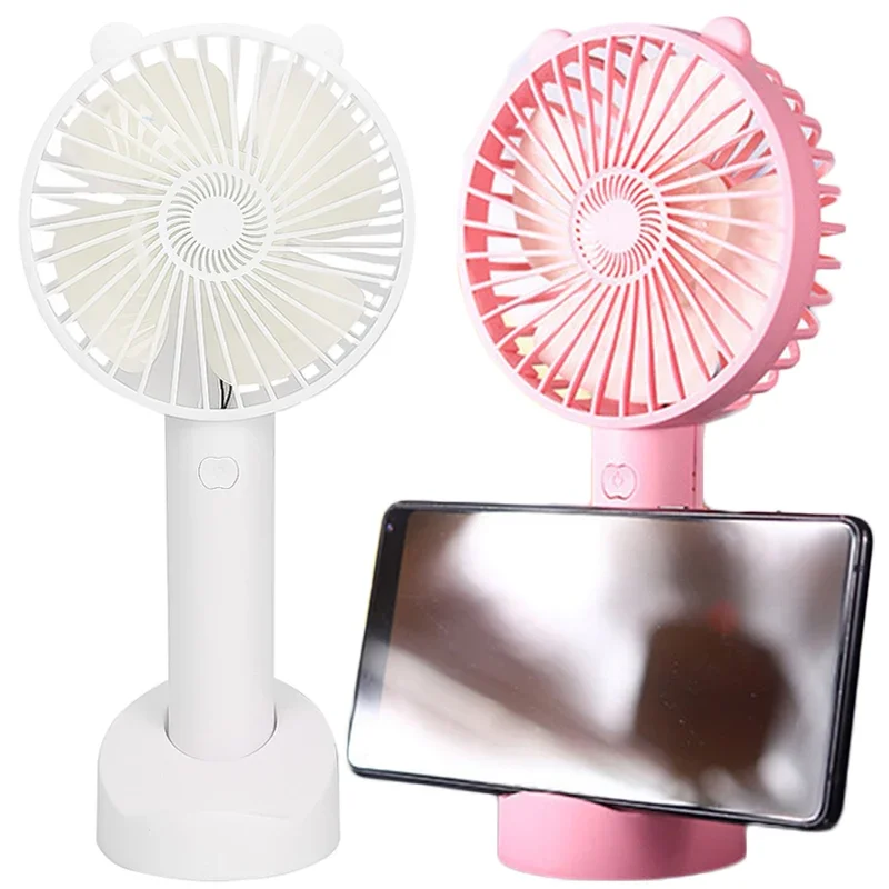 휴대용 USB 미니 충전 선풍기, 휴대용 저소음 강풍 냉각 선풍기, 야외 공기 냉각기, 가정 사무실 조절식 데스크탑 선풍기 
