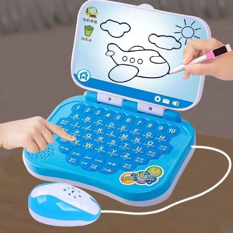 English Learning Small Laptop Toy for Kids. Boys and Girls Computer for Aphabet ABC.Numbers.Words.Spelling.Maths.Music 2