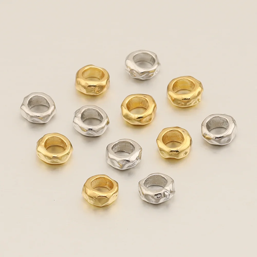 Cordial Design 6*6MM 100Pcs Jewelry Spacer/Loop Shape/Genuine Gold Plating/Jewelry Findings & Components/DIY Beads/Hand Made 3 Cordial Design 6*6MM 100Pcs Jewelry Spacer/Loop Shape/Genuine Gold Plating/Jewelry Findings & Components/DIY Beads/Hand Made - cordial