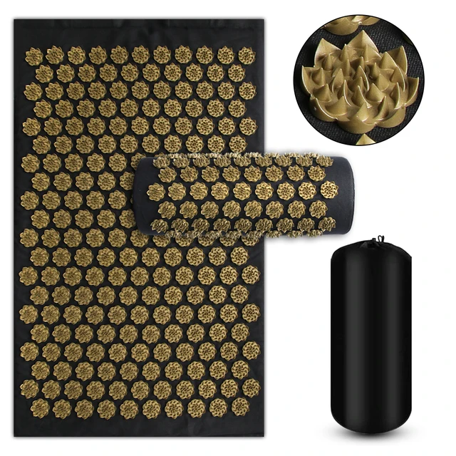 Massage Cushion Yoga Acupressure Mat Acupuncture Massage Mat Relieve Stree Back Body Pain Spike Mat Foot Massager Shakti Mat 2
