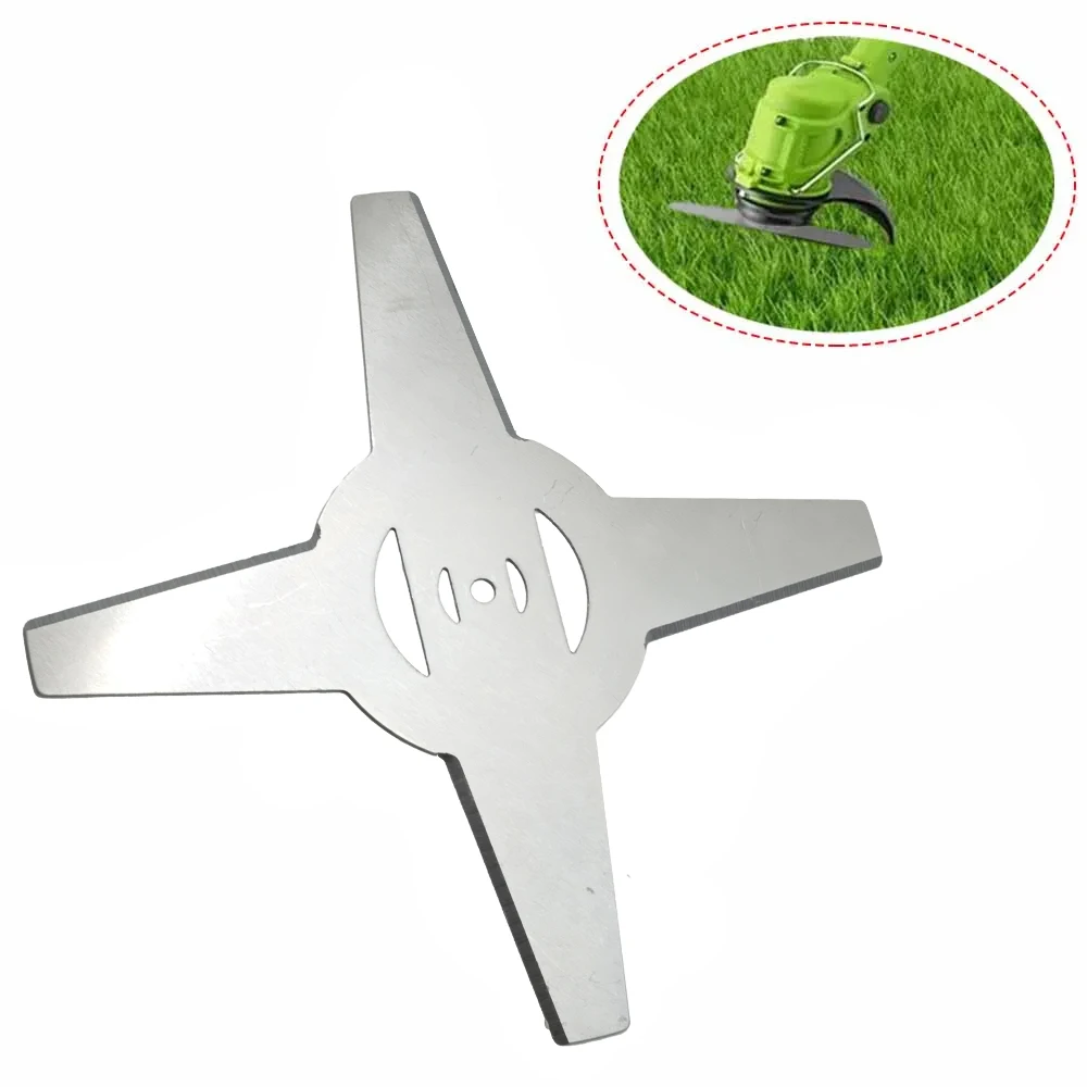 200mm Metal Grass String Trimmer Head Blade Replacement Lawn Mower Saw Blades Fittings Electric Garden Power Tool Accessoris 2