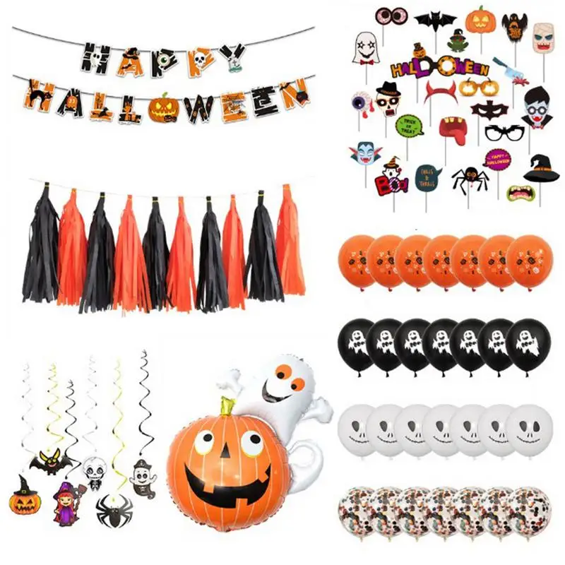 Set Di Banner Di Halloween Decorazioni Per Festival Di Fantasmi Per La Festa Di Halloween Riutilizzabile Halloween Dolcetto O Scherzetto Decorazione D