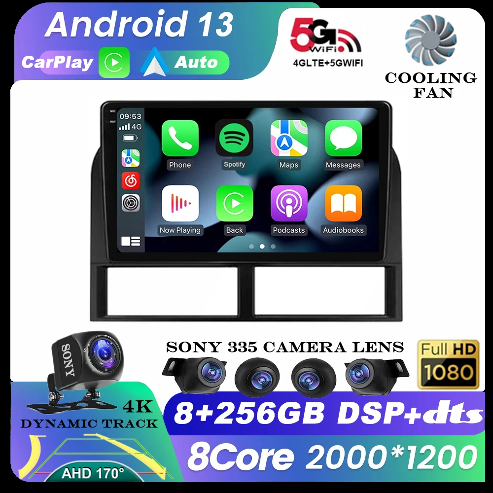 

Android 13 Car Radio Video Multimedia Player For Jeep Grand Cherokee II WJ 1998 - 2004 Navigation GPS Autoradio Carplay Wifi+4G