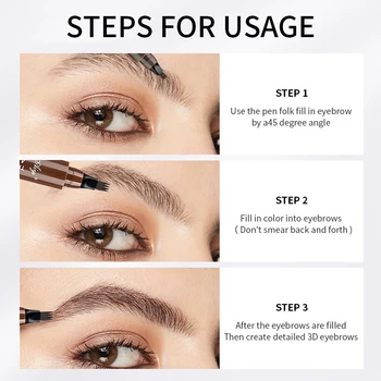 Natural eyebrow makeup pencil