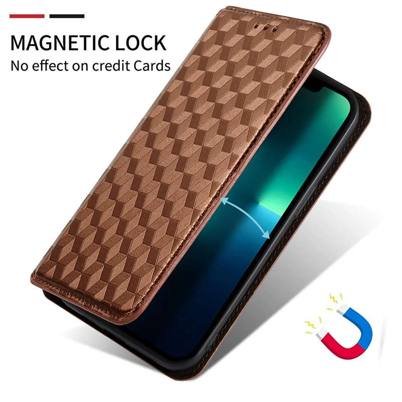 Premium 5G Protective Stereoscopic Wallet Magnetic Phone Case