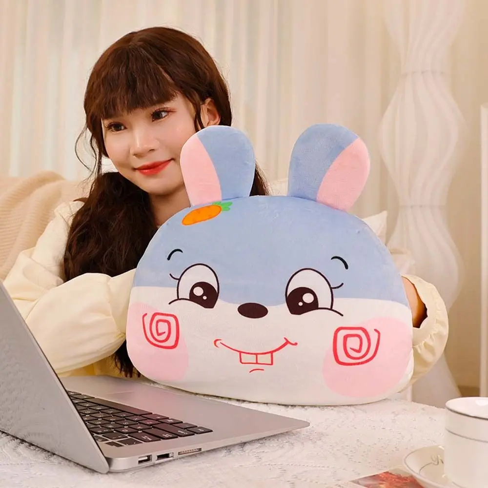 

Animal Pillow Back Sofa Cushion Hand Warmer Warm Hand Plush Doll Dudu Rabbit Plush Toys Rabbit Plush Pillow Bunny Plush Doll