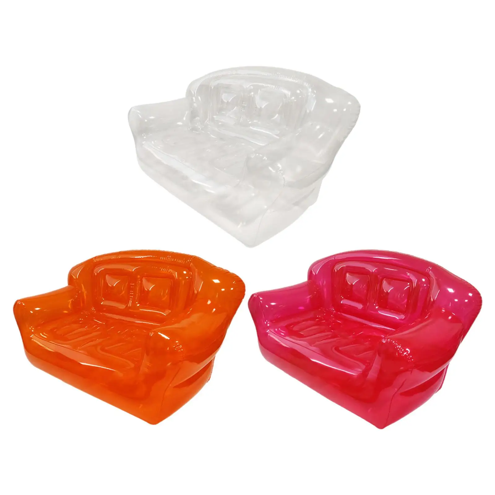 Inflatable Sofa Comfortable Inflatable Couch for Camping Inflatable Air Lounger Sofa for Kids Camping Traveling Outdoor Picnic