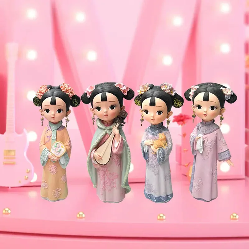 Chinese Style Palace Princess Doll, Handmade Court, Retro Doll Decorations, Chinese Exquisite Gifts