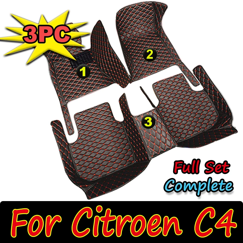

Car floor mats for Citroen C4 (TWO DOOR) 2006 2007 2008 2009 2010 2011 Custom auto foot Pads automobile