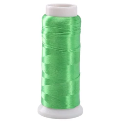 Vibrant Nylon Silk Cord for Handmade DIY Crafting and Hairpin Accessories (S Green)