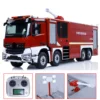 8x4 1/14 RC Painted Fire Fighting Truck Assembled Fire Sprinkler Vehicles with Sounds Lights System Battery Remote Controller 1