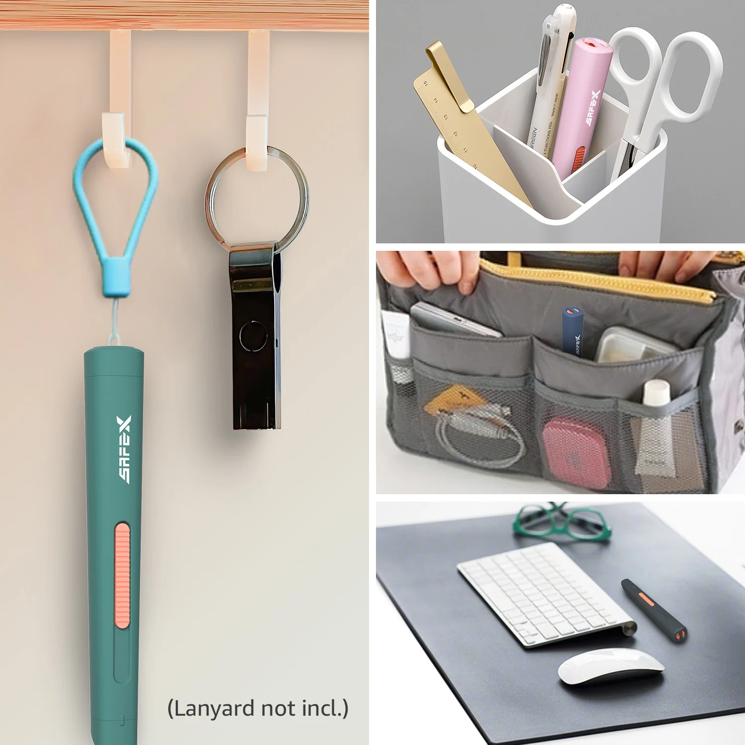 SafeX T102,Portable Unpacking Knife, Ceramic Blade, Paper Cutting Knife, Express Delivery Opening Packages