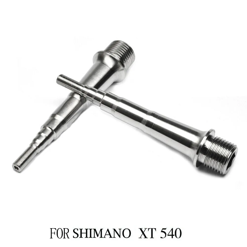 

Lightweight Ti TC4 GR5 Alloy Pedal Spindle Axle Corrosion Resistant Long Service Life Suitable for Shimano XT540 9000 for SLX