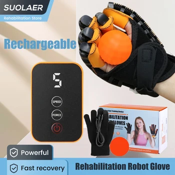 Hand Rehabilitation Robot Gloves Stroke Finger Training Workout Device Hemiplegia Finger Recovery Hand Rehabilitation Trainer