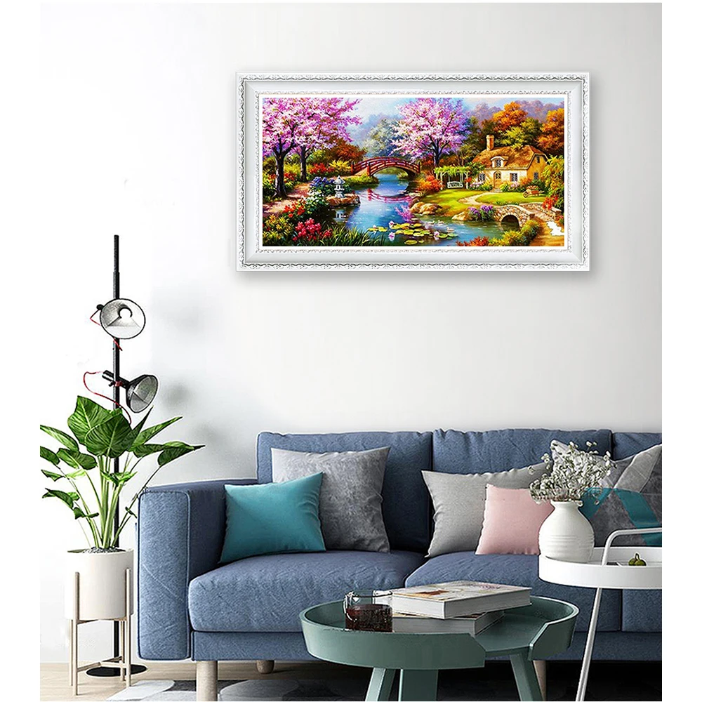 5D DIY Diamond Painting diamond painting Full Square/Round Landscape Mosaic Diamond Embroidery Decor Home Picture Of Rhinestone
