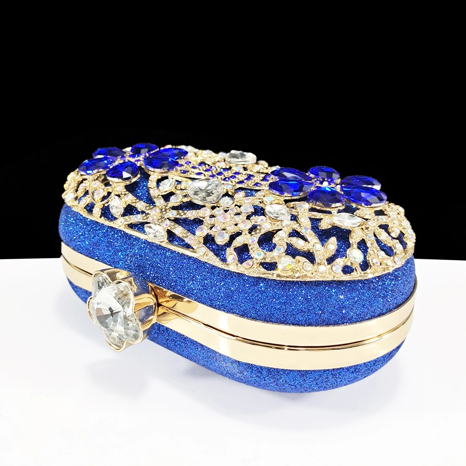 QSGFC Italian Design Rhinestone-encrusted Ladies Party Shoes And Special Bag High Heels And Dual Purpose Bag Women's Shoes