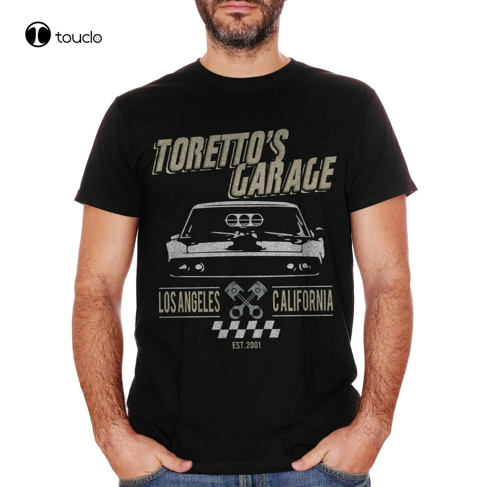 Maglietta Uomo Toretto'S Garage Los Angeles California Car Car Fast And Furious T-Shirt Graphic T Shirt