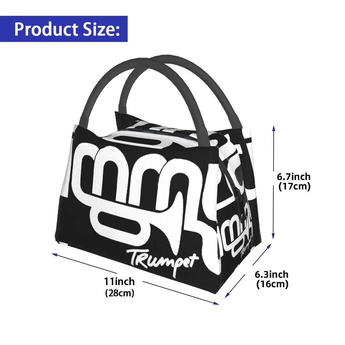 Timmy Trumpet Portable insulation bag for Cooler Thermal Food Office Pinic Container