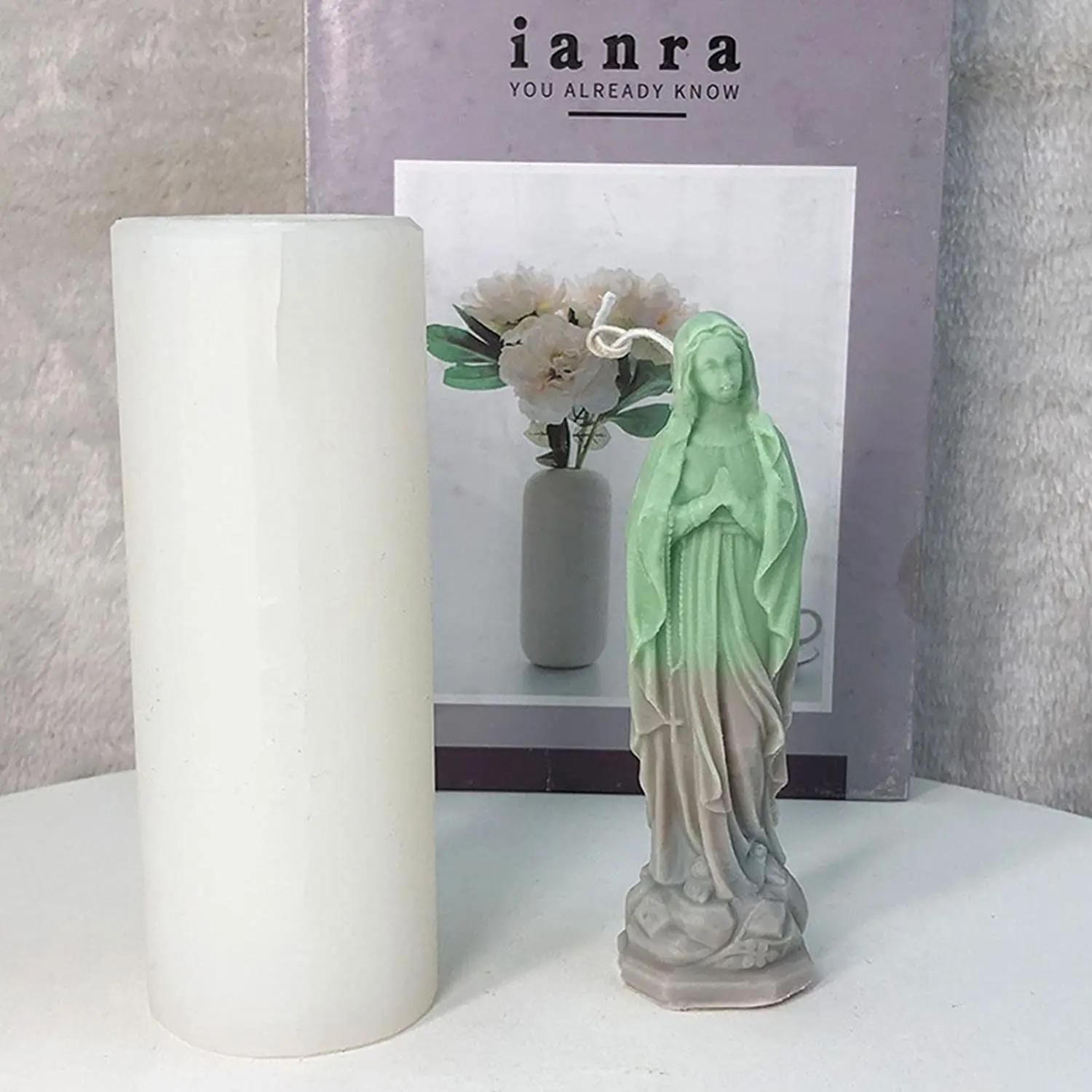 3D Goddess Sculpture Candle Mould DIY Art Candle Craft Making Molds