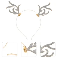 Headdress Hair Accessory Lovely Hairband Party Hoop Antler Reindeer Antlers Headband Bands 1