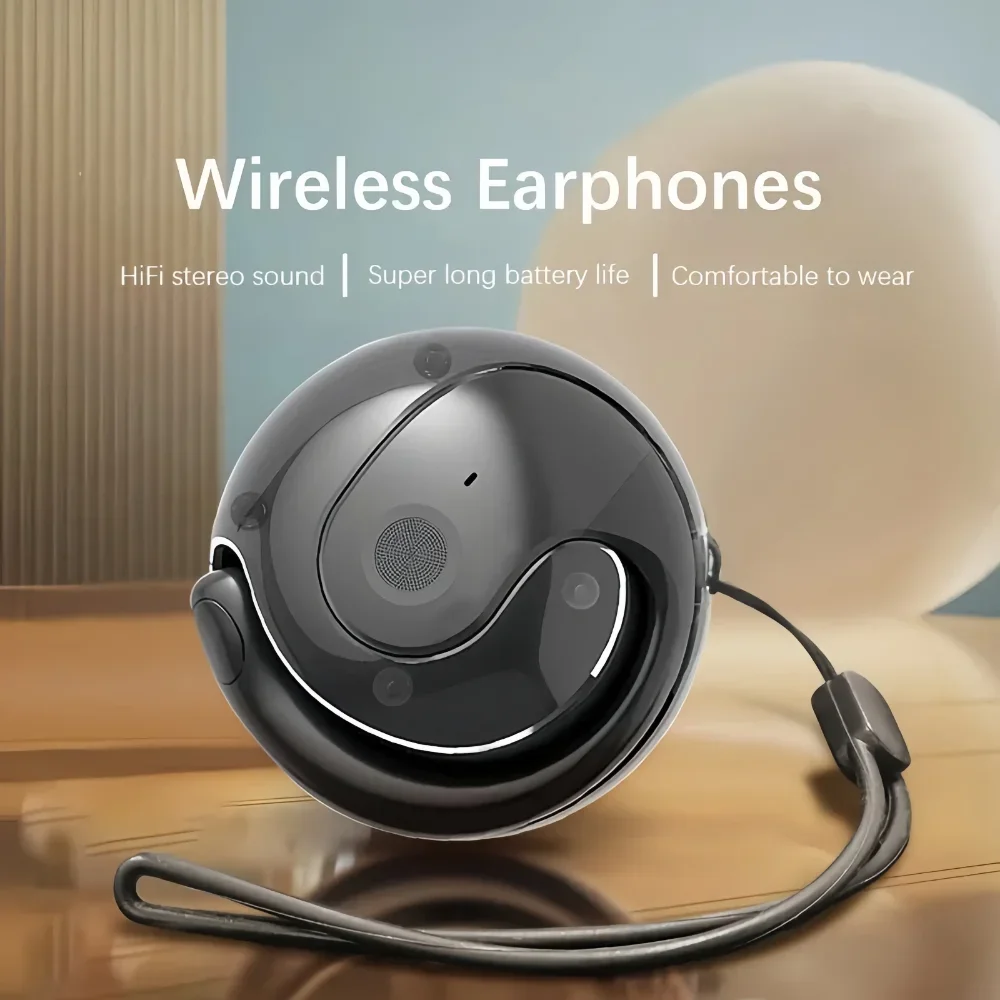 Description Picture 6 of itemOWS Wireless Headphones Bluetooth 5.3 Headset with Mic HiFi Stereo Sound Earphones Smart Touch Sports Waterproof Earbuds