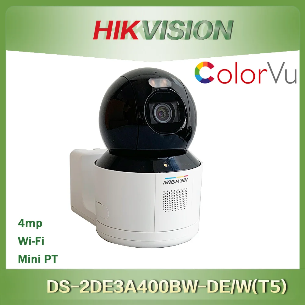Hikvision ip camera 3 inch 4 mp colorvu wi fi 4mm lens mini pt camera
