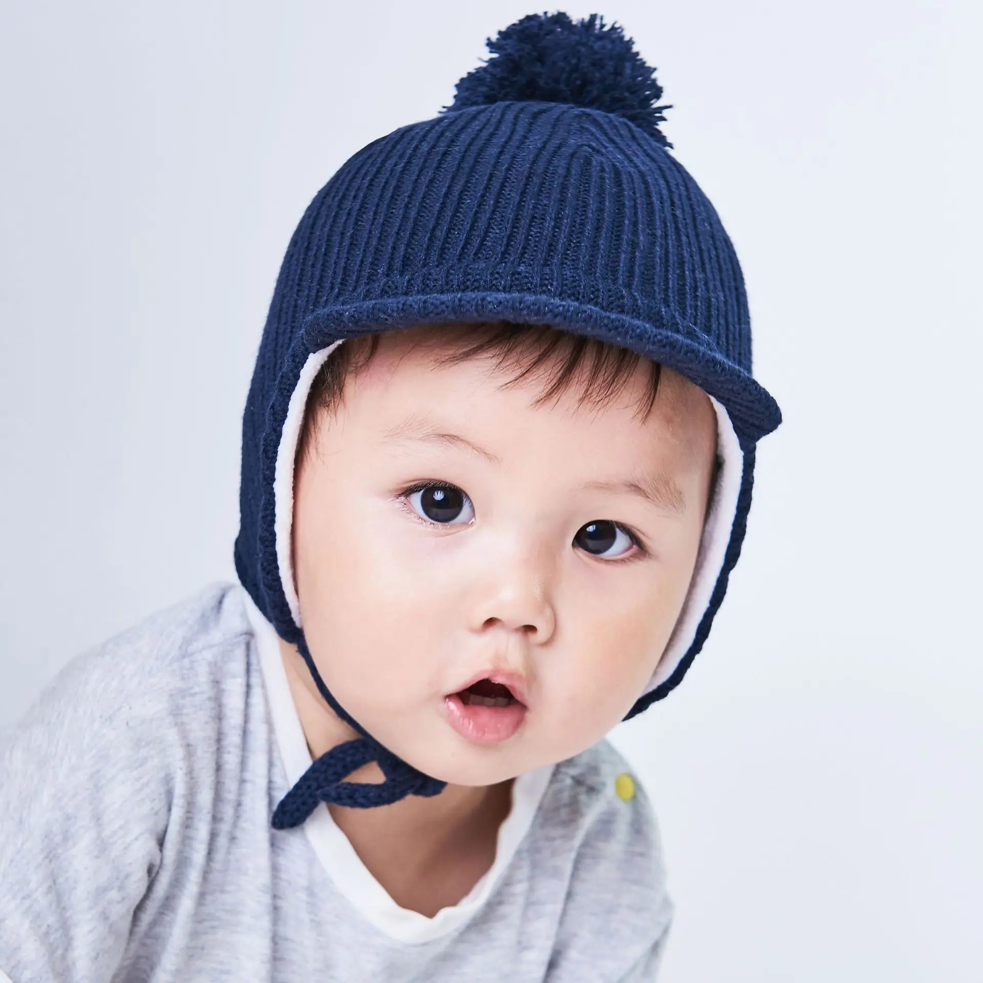 

Children's Hat 0-4 Years Winter Velvet Warm Knitted Hat Cashmere Baby Girls Pink Hat Little Boys Warm Earmuffs