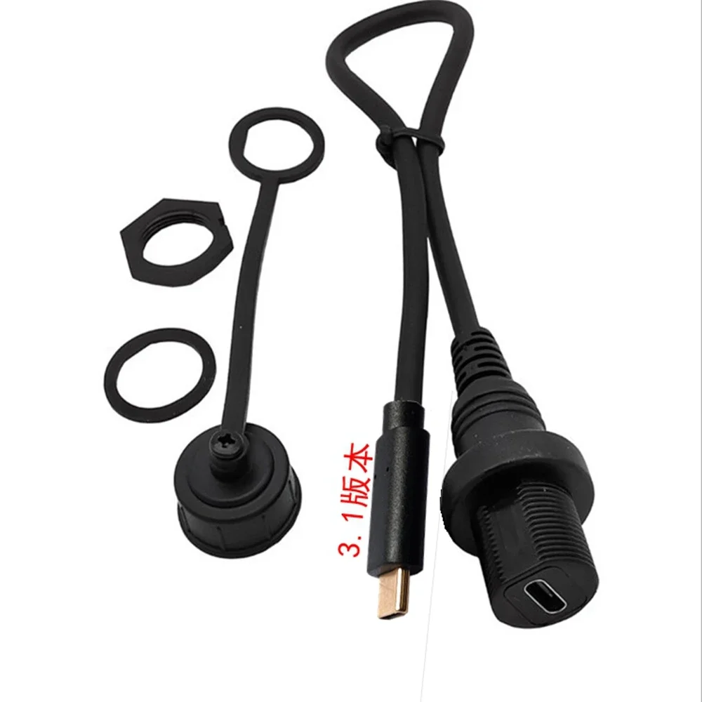 

Автомобиль, грузовик, лодка, мотоцикл, USB type- c штекер-гнездо 3,1 тип, водонепроницаемый, унисекс, 10 Гбит/с 30 см 100 см