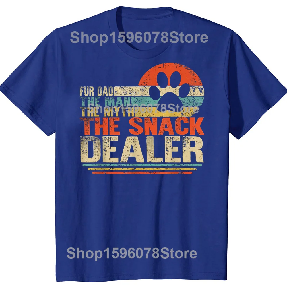 Father's Day Fur Dad Snack Dealer Tee - Unisex Short Sleeve Humor Shirt