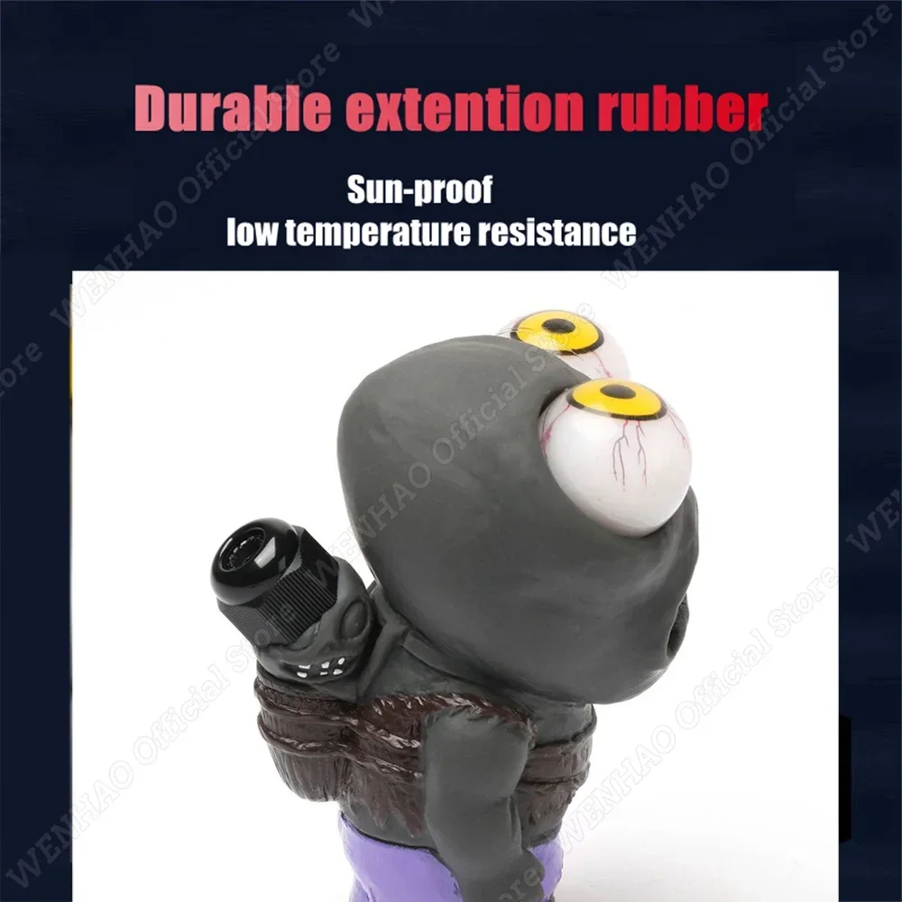 2022 New Rubber Turbo Car Explosive Eye Doll Cars Violent Eye Zombie Decompress Ornaments Release Pressure Turbocharge Eye Doll