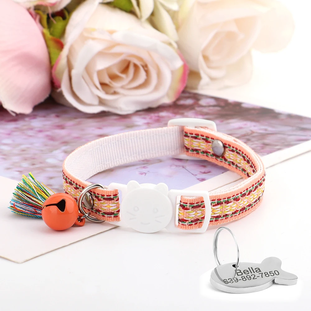Title 23, Personalized Nylon Cat Collar Safety Breakaway ...