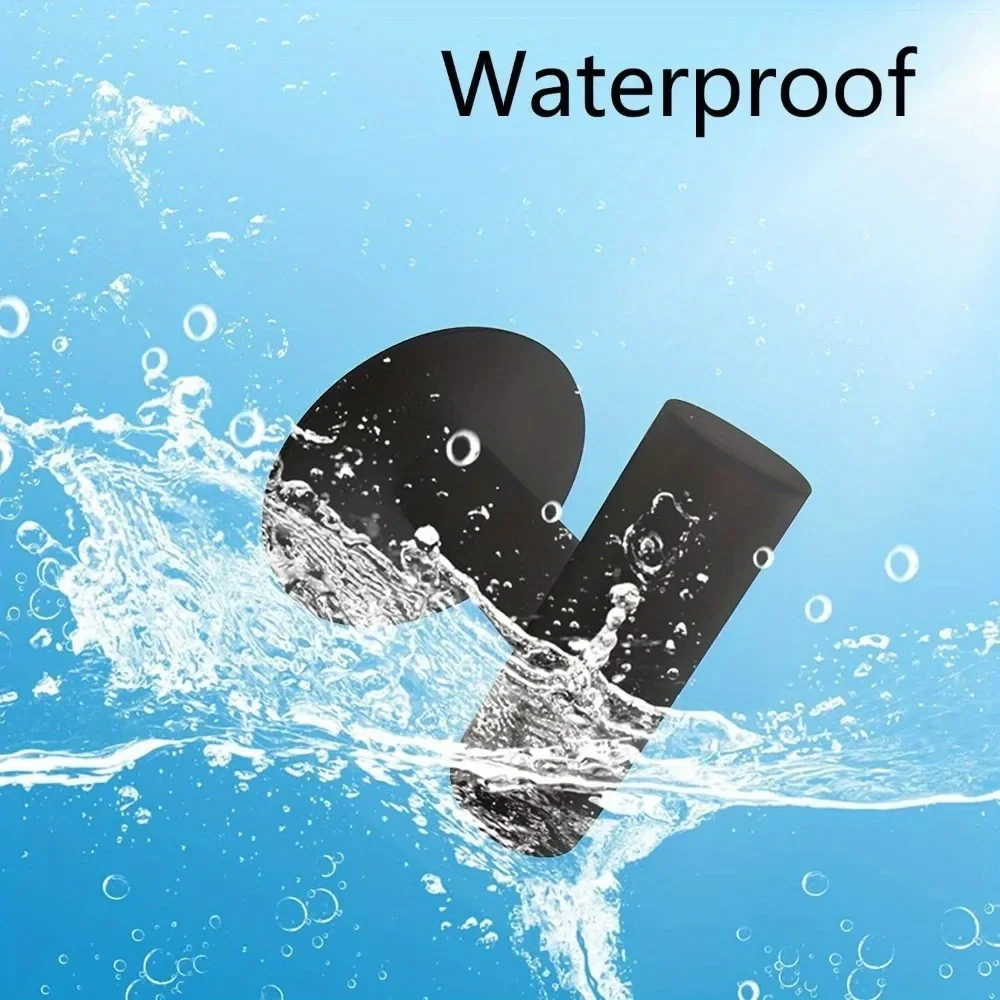 Matte Black Sticky Wall Hook 2 Piece Heavy Duty Sticky Towel Hook for Bathroom, Kitchen Door, Wall