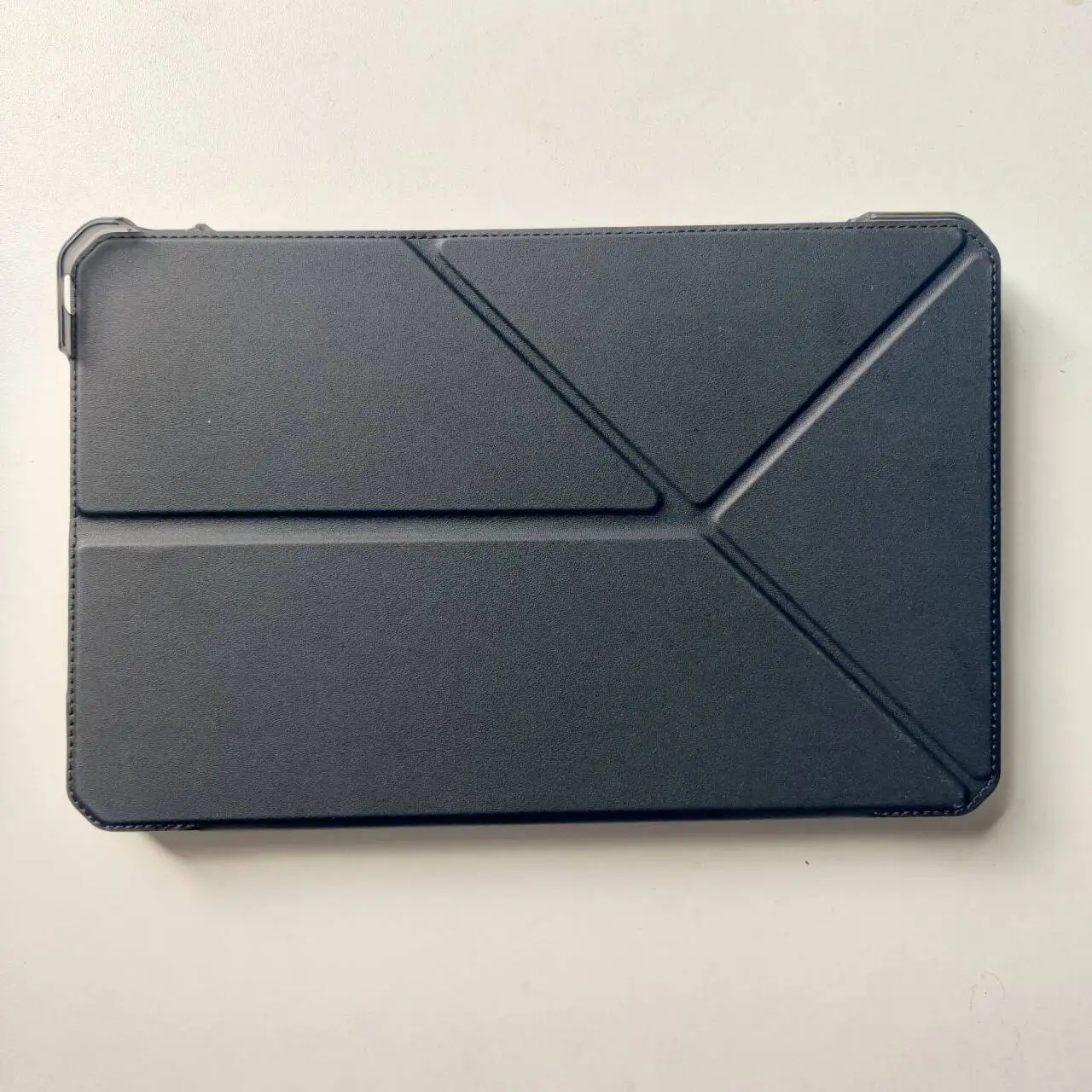 Silica Gel Tablet Case for 8849 Unihertz TANK E Pad TPU Silicone Transparent Cover Metal Holder Foldable Support Stand Kickstand tablet case