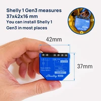 Shelly 1 Gen3 Dry Contact Smart Switch WiFi Bluetooth Operated Relay  Low Voltage Support Over Temperature Protection Control - Image 3