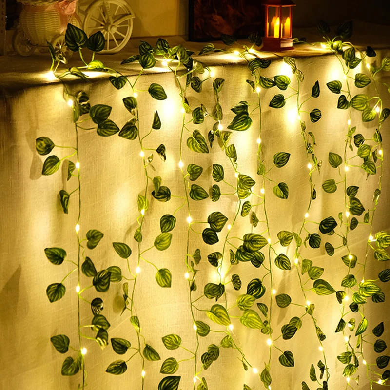 Artificial Plant Ivy Vine Led Lights Artificial Plants Room