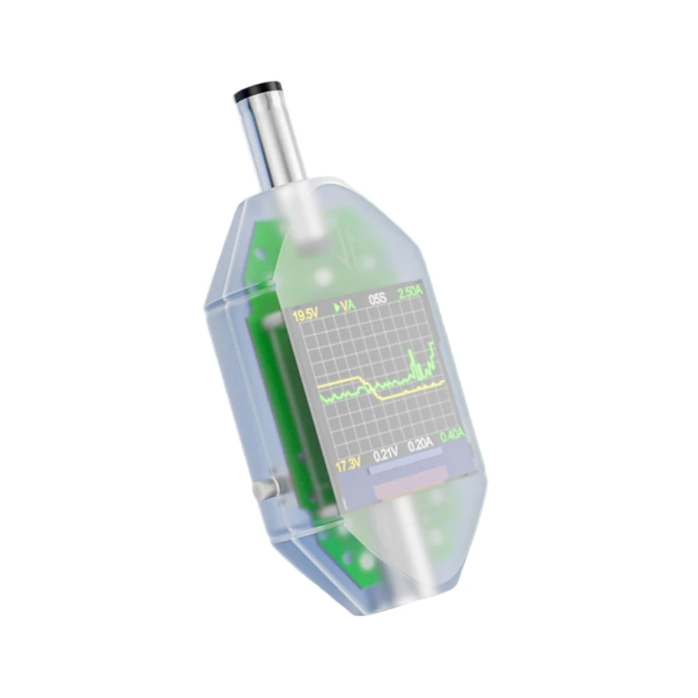 DT550 고정밀 디지털 디스플레이 전력계 DC4.5-50V 0-6A 다기능 테스터(0-600W DC5.5×2.5mm 포트 포함) 전압 측정용