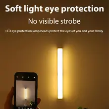 

Motion Sensor Light Wireless LED Night Light USB Rechargeable Night Lamp For Kitchen Cabinet Wardrobe Lamp Staircase Backlight