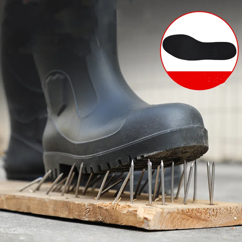 Bottes de sécurité anti-écrasement anti-perforation pêche secours pompiers travaux dangereux